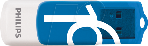 PHI FM16FD05B - USB-Stick, USB 2.0, 16 GB, Vivid Edition Ocean Blue