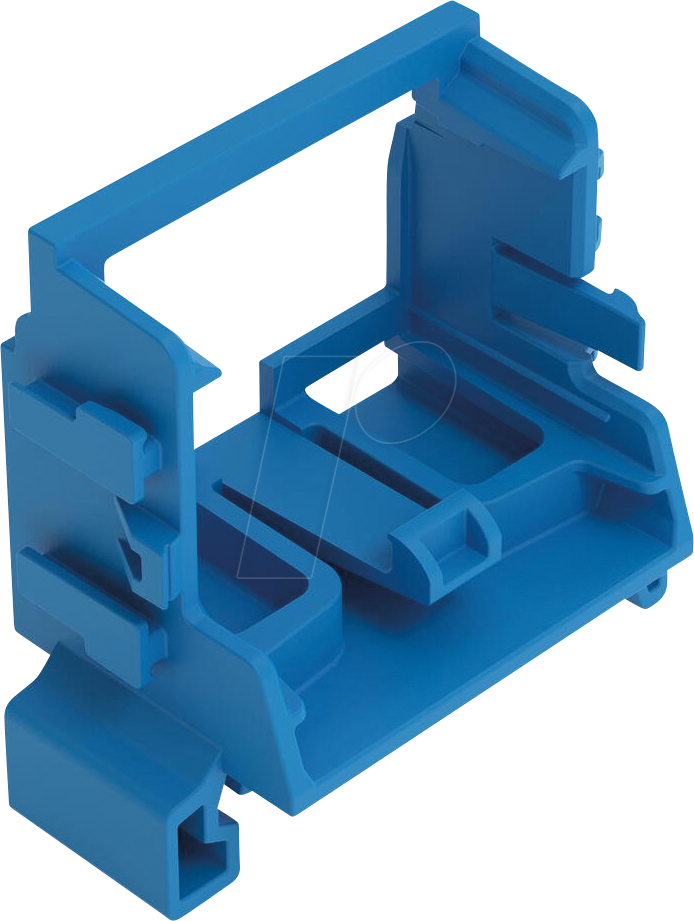 WAGO 221-549-2BL - Befestigungsadapter für Tragschiene, 10-Leiter, blau