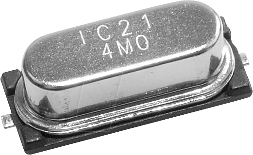 IC21SMD3.579545 - SMD-Quarz, Metall 3,579545MHz ±30ppm, 16pF, 13,3mm x 5mm x 4mm
