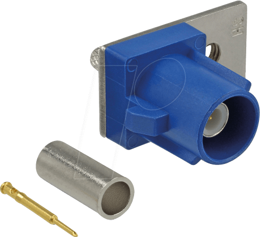 Thumbnail - DELOCK 89743 - HF FAKRA C Stecker Federpin zum Crimpen 1 vorgestanztes Loch