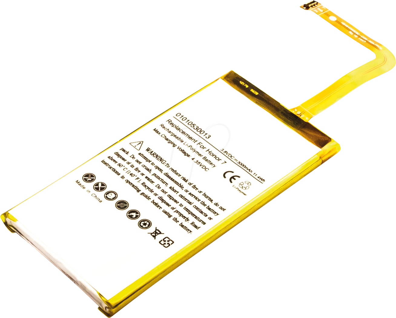 AKKU 30682 - Smartphone-Akku für Huawei-Geräte, Li-Po, 3000 mAh