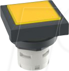 RAFI 1.30.070214 - RAFIX 16, Leuchtdrucktaster, flach, quadratisch, anreihbar, gelb