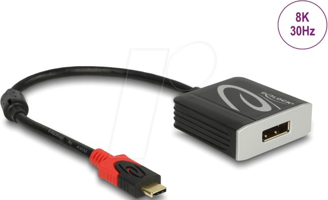 DELOCK 63312 - Delock Adapterkabel USB C-Stecker > DisplayPort Buchse