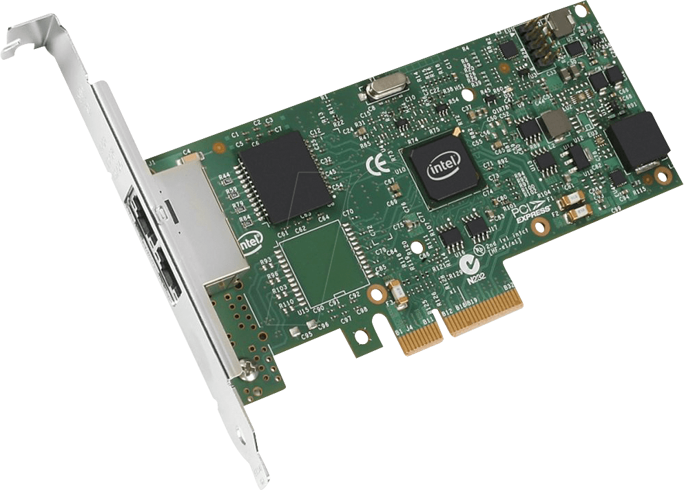 INTEL I350T2V2 - Netzwerkkarte, PCI Express, Gigabit Ethernet, 2x RJ45