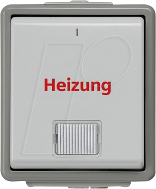 Thumbnail - SIE 5TA4741 - DELTA fläche IP44, AP dunkelgrau/hellgrau Heizung, 1-polig 250V