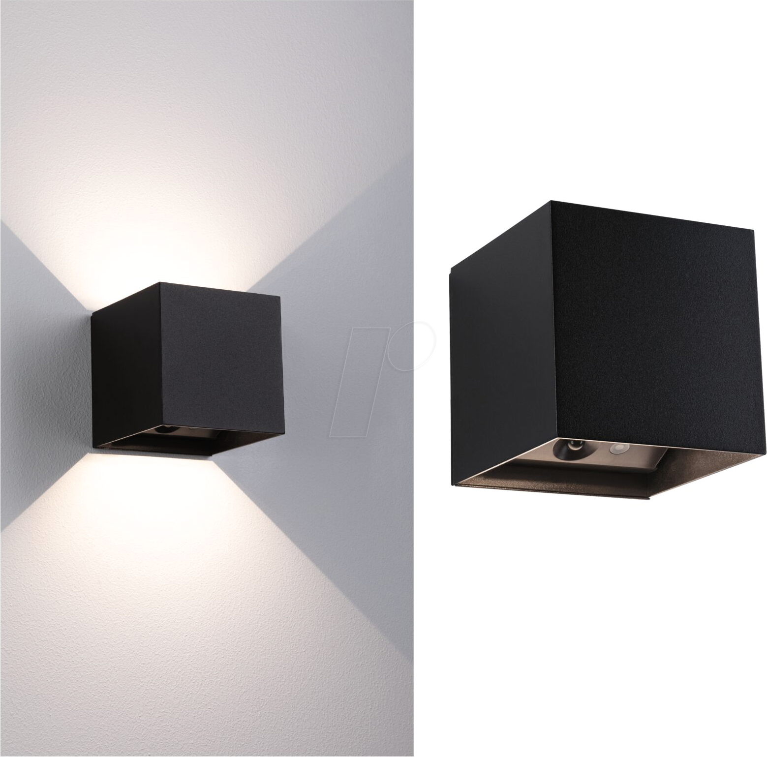 PLM 71282 - Akku Wandleuchte Nyara, 2 W, 3000 K, Bewegungssensor, schwarz