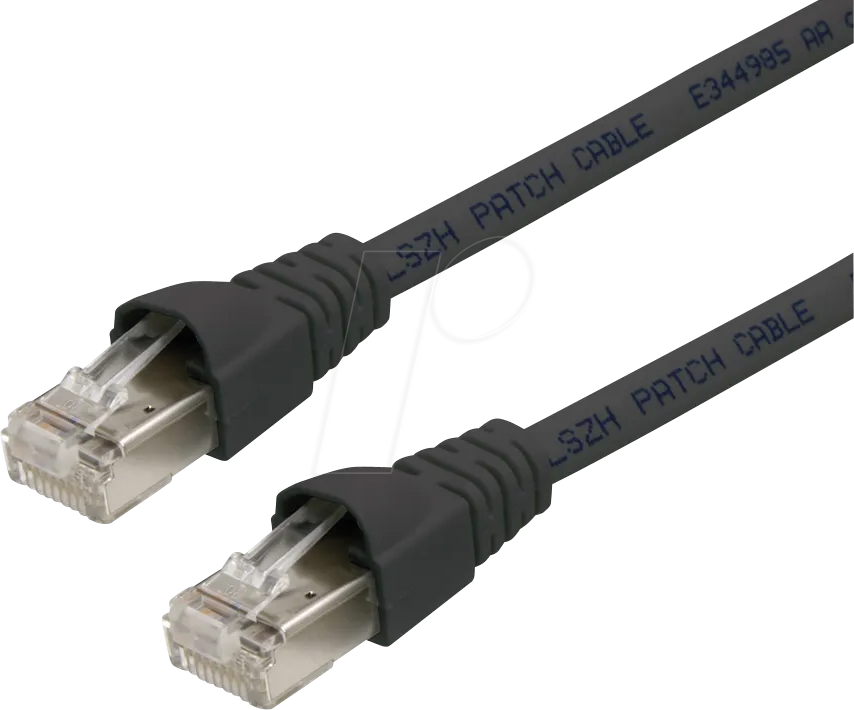 TG 100008267 - Patchkabel RJ45 Cat.6A S/FTP 2 m schwarz