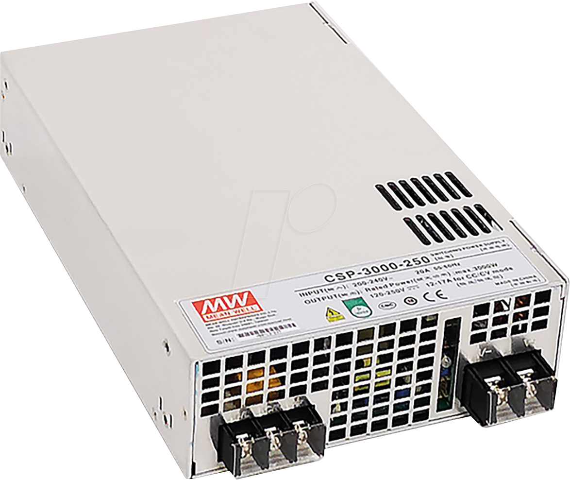 MW CSP-3000-400 - Schaltnetzteil, geschlossen, 3000 W, 400 V, 7,5 A