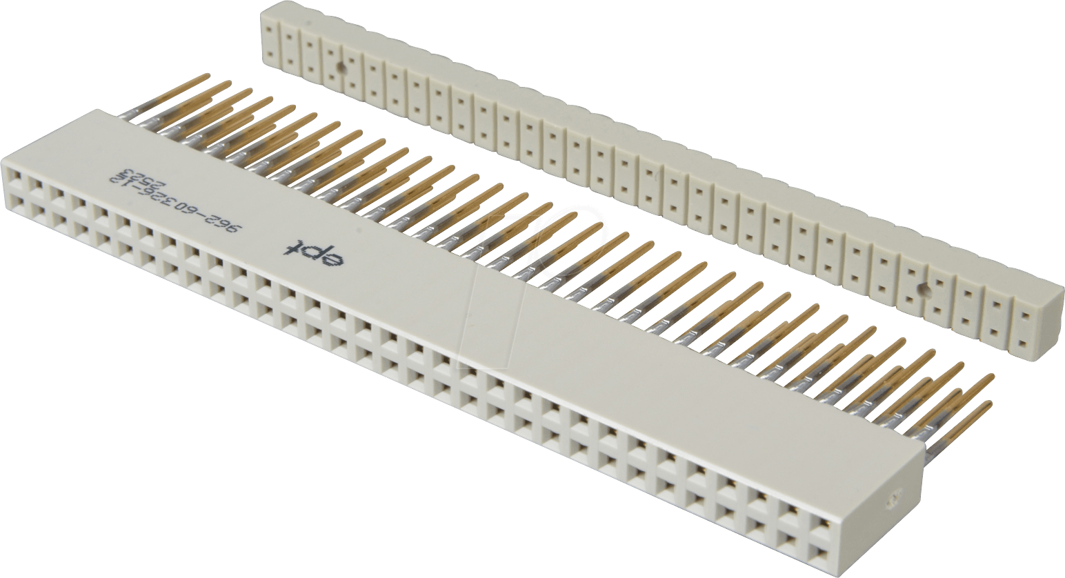 PC104 64E-12 - PC104 BUS Federleiste 64-pol, Einpresstechnik 12,2mm