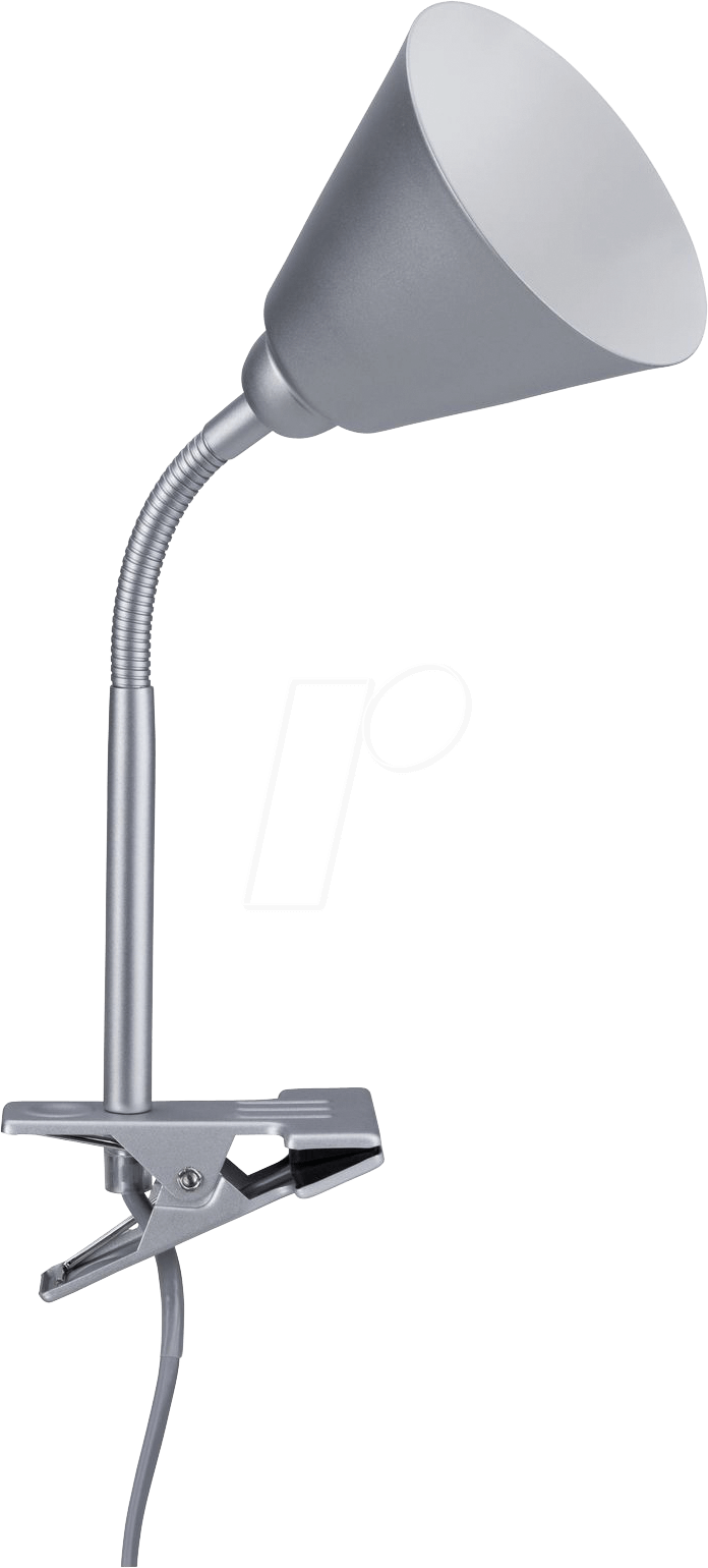 PLM 95432 - Klemmleuchte Vitis, E14, flexibel, grau
