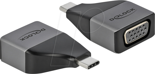 DELOCK 64002 - Adapter, USB-C > VGA, 1080p 60Hz