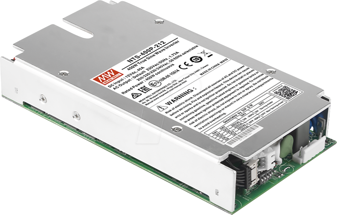 NTS-400P-224 - Wechselrichter, Sinus, 400 W, 24 V