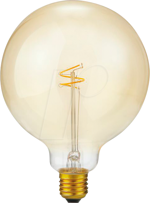 SCHI LS272547022 - LED-Lampe E27, 4,2 W, 470 lm, Gold, Filament, dimmbar