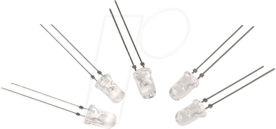 Thumbnail - WUE 151053RS0300 - LED, 5 mm, bedrahtet, rot, 1800 mcd, 30°