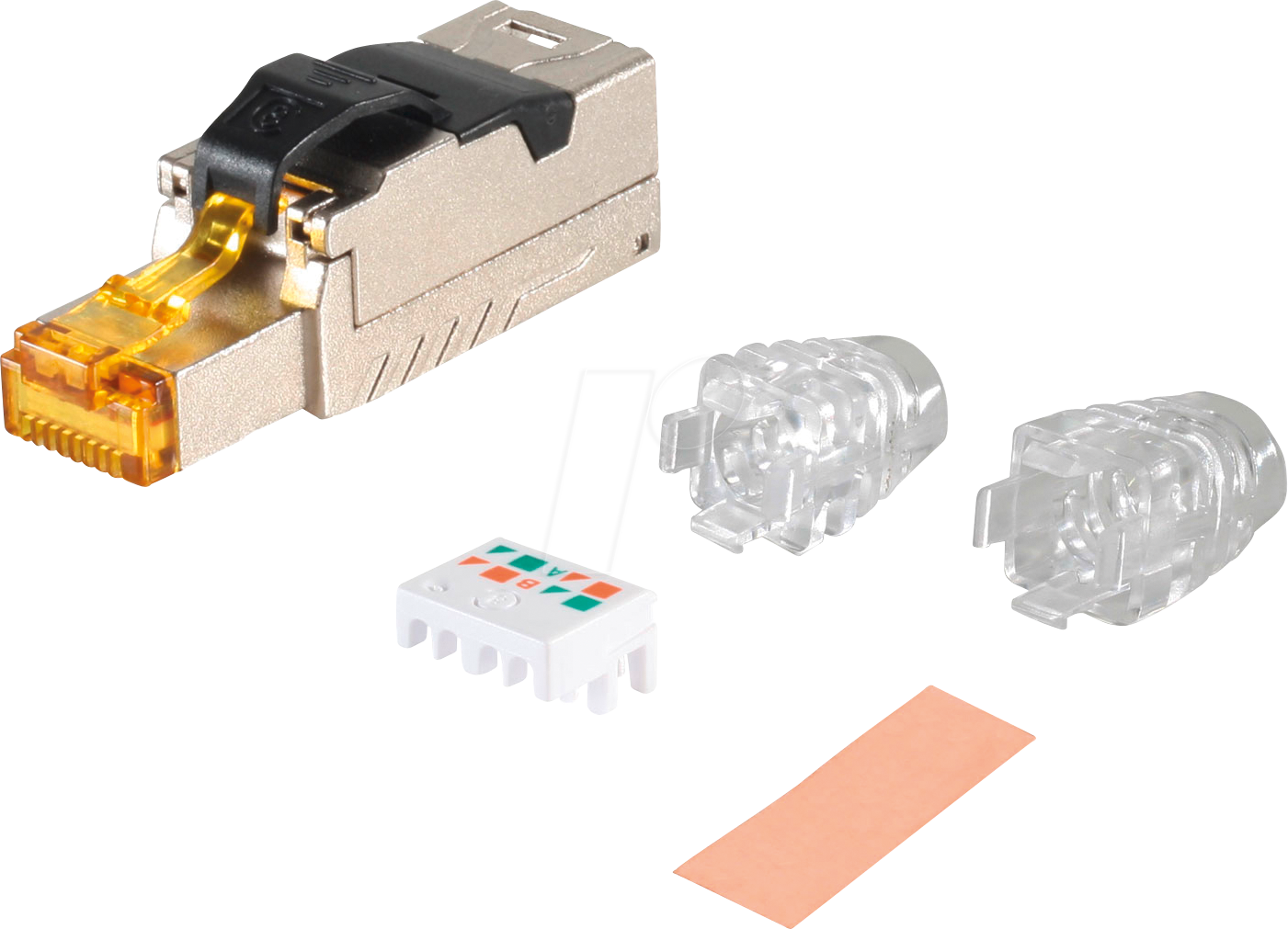 SHVP BS08-45001 - Cat. 8.1 feldkonfektionierbarer Metall-Stecker