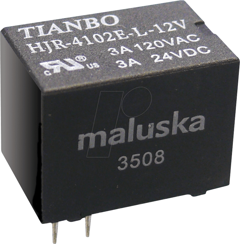 HJR4102E 5V - Miniaturrelais, 1 Wechsler, 3 A, waschdicht, 5 V