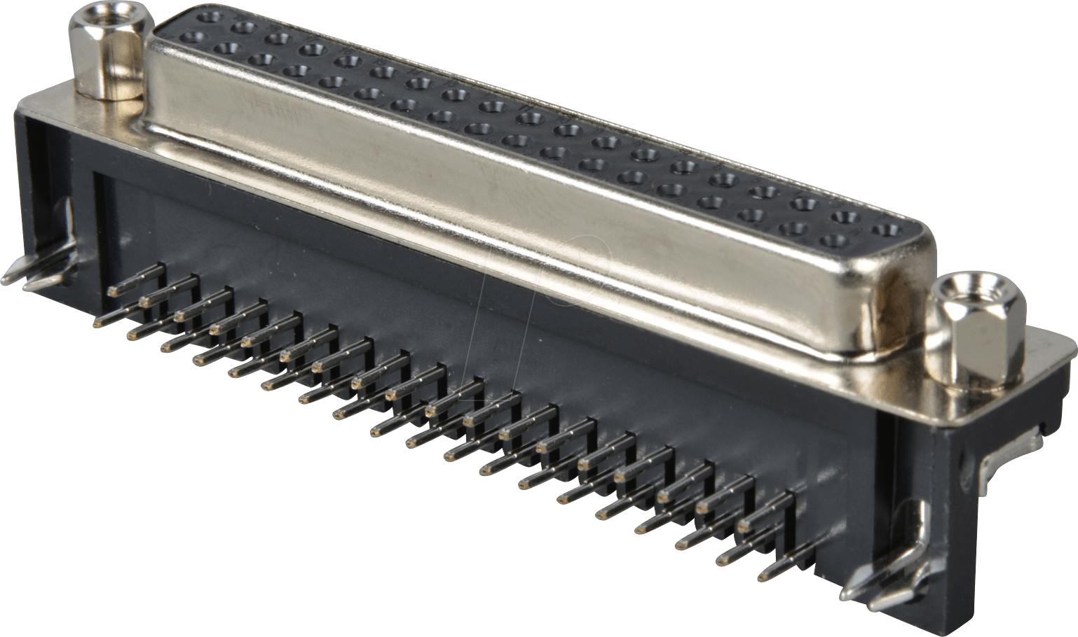 D-SUB BU 37US - D-SUB-Buchse, 37-polig, gewinkelt, RM 7,2