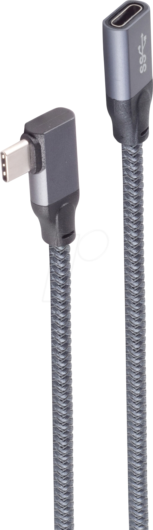 Thumbnail - SHVP BS13-56030 - USB 20 Gb/s Kabel, 90° C Stecker auf Buchse, 2,0 m