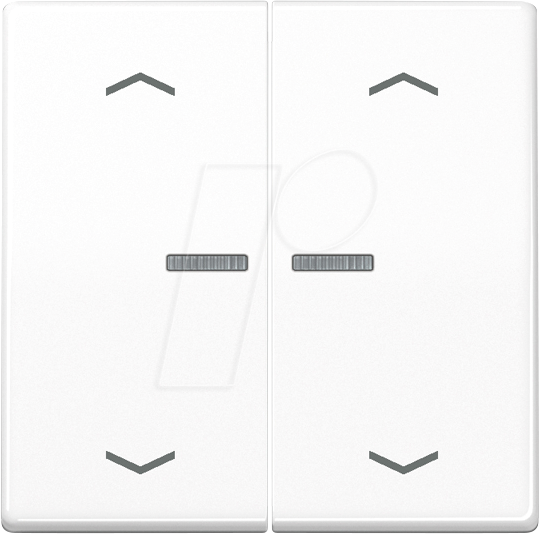 JG BTAS17102PWW - Bluetooth Taster, 2-fach, alpinweiß, Pfeilsymbole