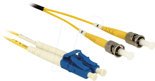DELOCK 84612 - Duplex-LWL, LC/ST, 09/125µ 2 m OS2