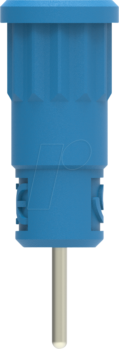 PJP 5287-IV-BL - Einbaubuchse, 4 mm, Kontaktstift-Anschluss, blau