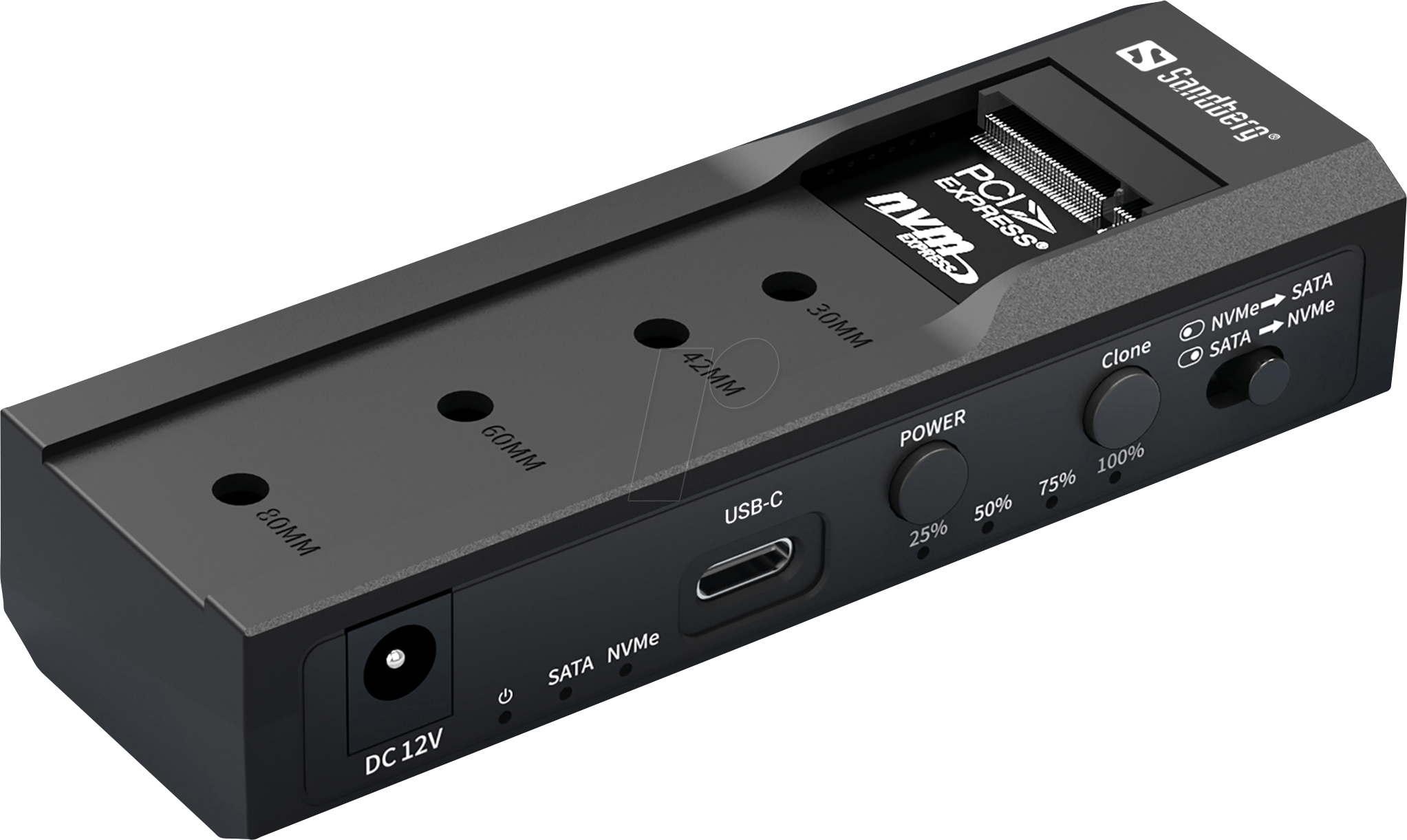 SANDBERG 136-49 - Duplicator/Clone Station, M.2 NVMe + Sata, USB-C 3.2