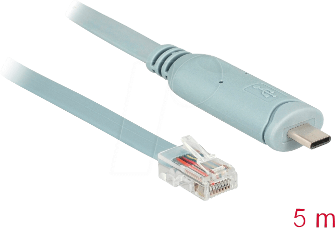 DELOCK 89892 - Konsolenkabel 5 m grau