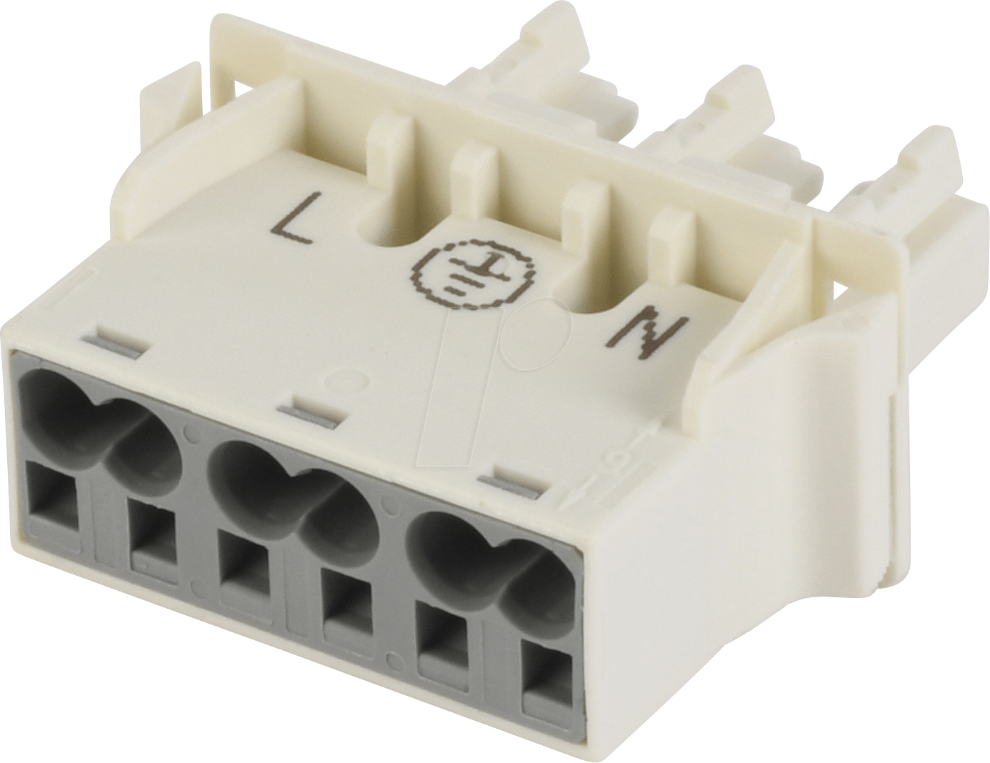 WAGO 770-723-009 - WINSTA® MIDI Buchse, 3-pol, mit überstehendem Steckgesicht