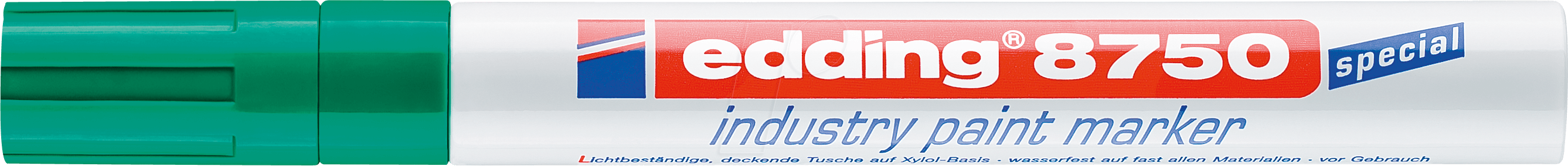EDDING 8750GN - Industrie Lack Marker, 2,0-4,0 mm, grün