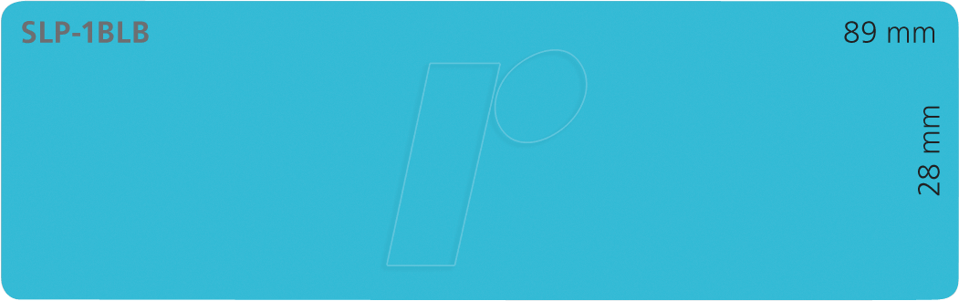 SEIKO SLP-1BLB - Adressetikett, 28 mm x 89 mm, blau