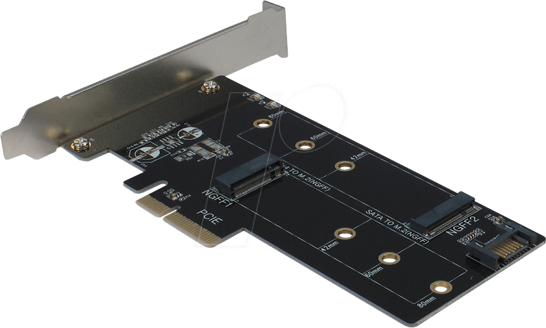 IT88885375 - PCIe Controllerkarte 1x M2 PCIe + 1x M2 SATA