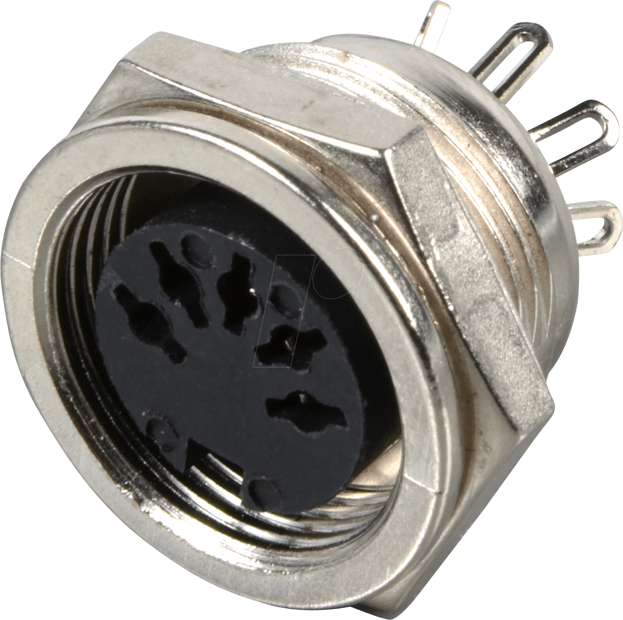 DIO-50S EMS - DIN-Einbaubuchse, 5-polig, Schraubver.