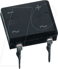 DF06M VIS - Einphasen-Brückengleichrichter, 600 Vrrm, 1 A, THT