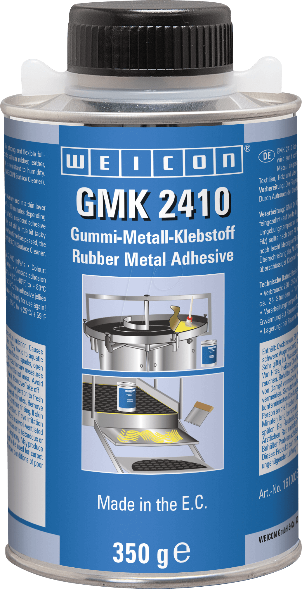 WEICON 16100350 - Kontaktkleber, GMK 2410, 350 g, braun