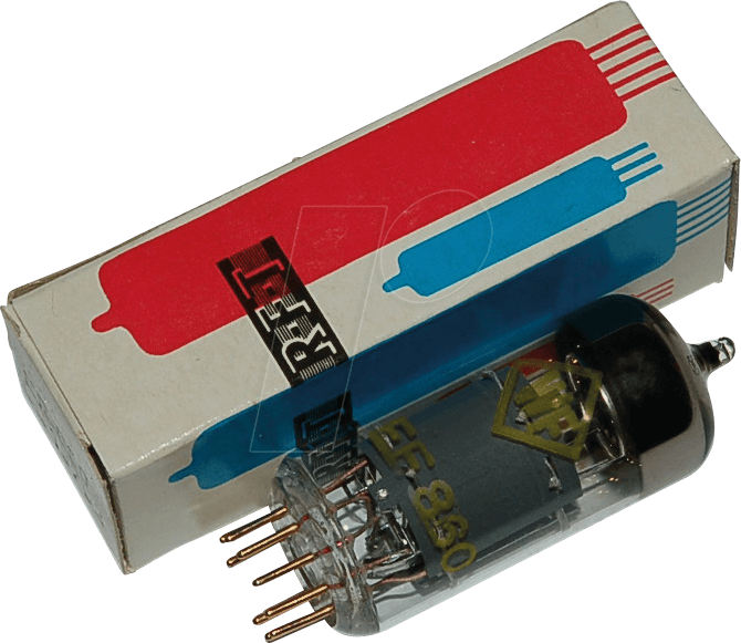 TUBE EF860 - Elektronenröhre, Pentode, Noval, 9-pol, 6,3 V