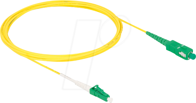 DELOCK 83862 - LWL Kabel, LC-APC / SC-APC, Simplex, OS2, 3 m