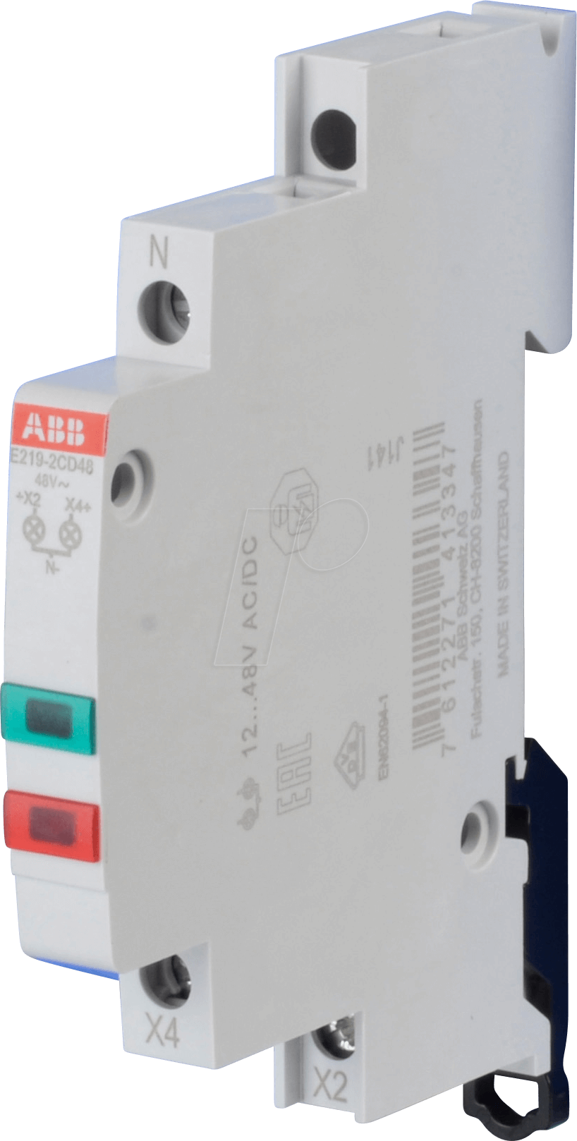 ABB E219-2CD48 - LED-Leuchtmelder - 2-fach, 12 - 48 V AC, grün+rot
