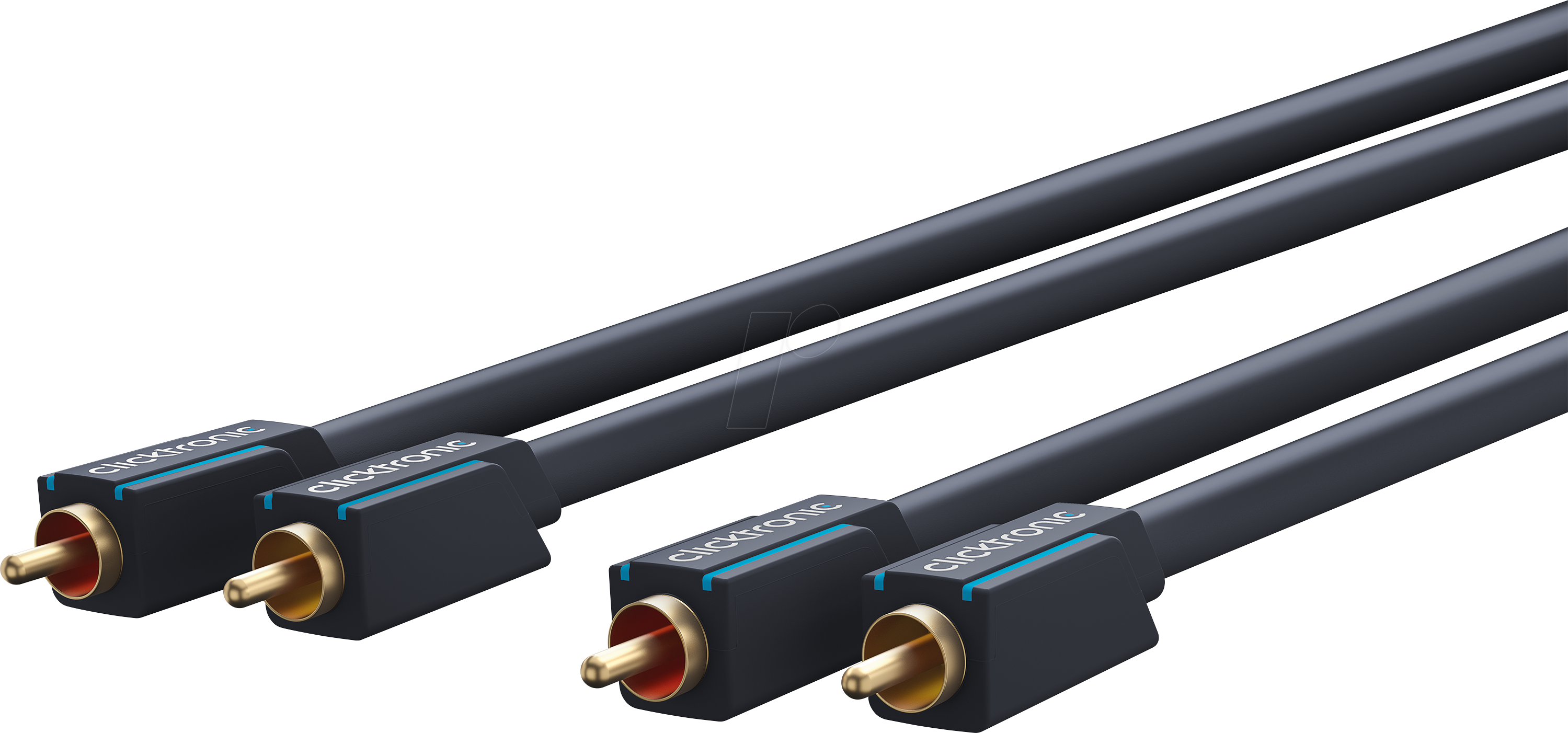 CLICK 70376 - Cinch Kabel, 2x Cinch Stecker, 0,5 m