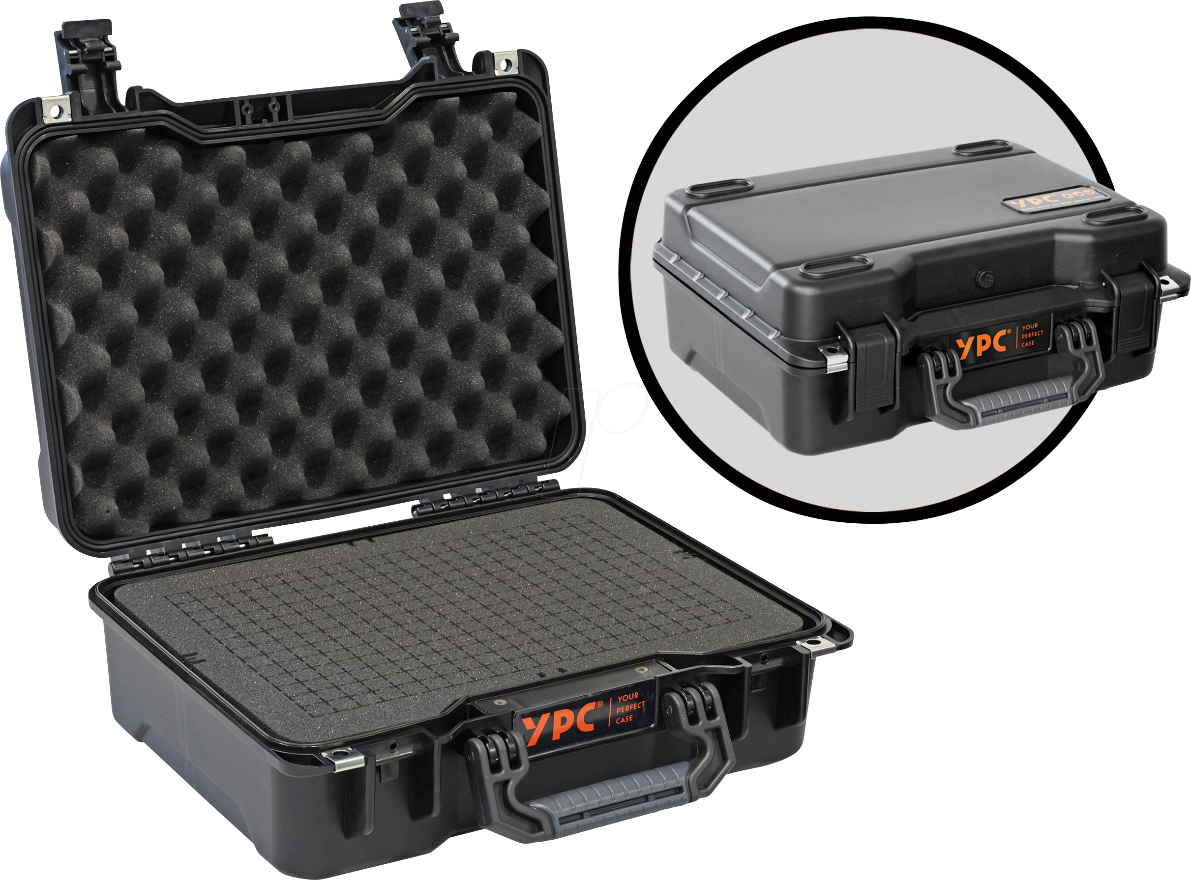 YPC CS00001BKCB - Xplorer Case M, Outdoor Koffer, Schwarz, 403x330x165mm