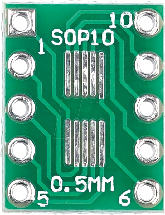 BB SOT23 - Entwicklerboards - SMD Breakout Adapter, SOT23 / SSOP10 / MSOP10