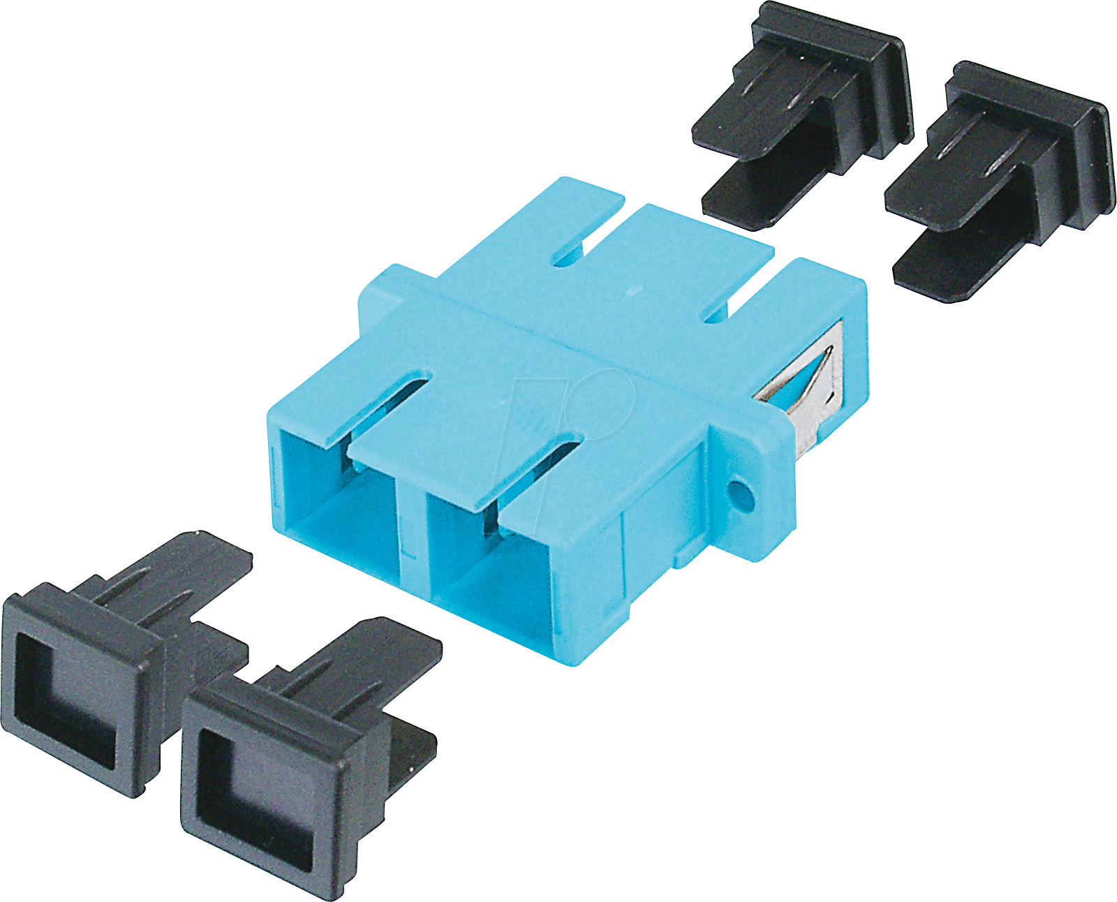 DIGI DN-96005-2 - LWL Kupplung, Duplex, SC auf SC, MM OM3, Aqua