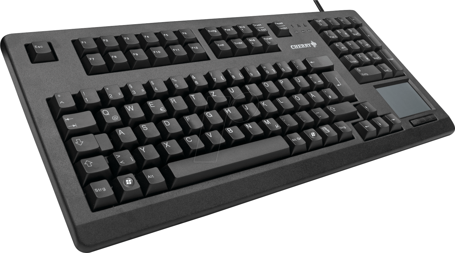 G80-11900LUMDE-2 - Tastatur, USB, schwarz, Touchpad