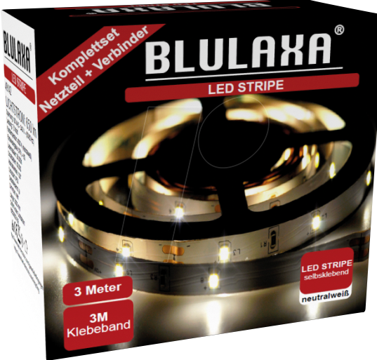 BLULAXA 49275 - LED Stripe SET 9,5W 700 lm NW 3 m