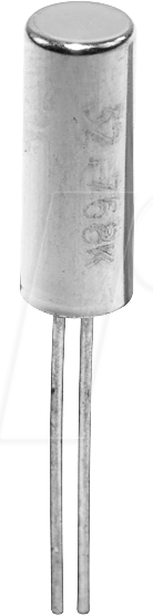 IC27TH32.768 - Standardquarz, Metall 0,032768MHz ±15ppm, 12,5pF, 6,2mm x 2mm