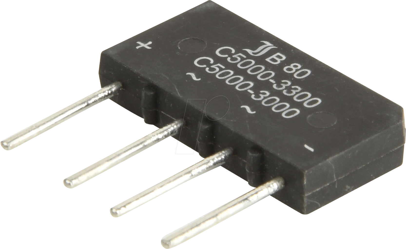 B80C5000A - Brückengleichrichter, 160 V, 5 / 3,3 A, 150 A Ifsm