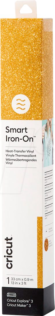 CRICUT 2008673 - Smart Iron-on 330 mm x 910 mm, glitter gold