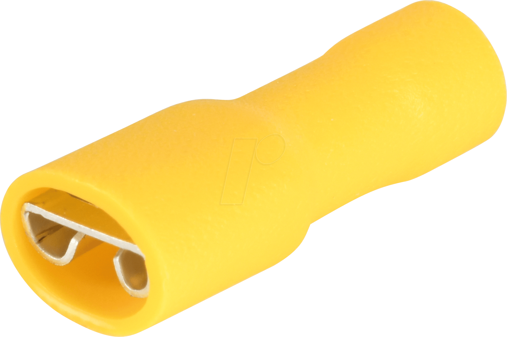 VT IFSH-G-6,35 - Flachsteckerhülse-vollisoliert, Breite:6,35mm, gelb