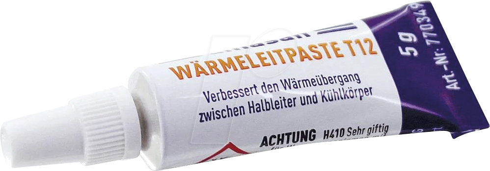 AMA WLP-T12 5G - Amasan Wärmeleitpaste T12, 5g-Kartusche,