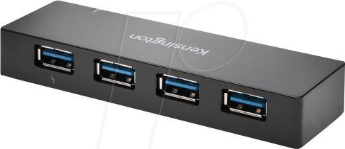 KENS K39122EU - USB 3.0 4-Port Hub, mit Schnelladeport