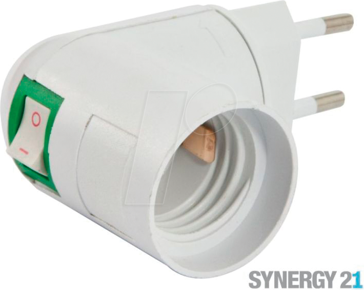 SYN 98673 - Lampenfassung E27 für Steckdosen, mit Schalter